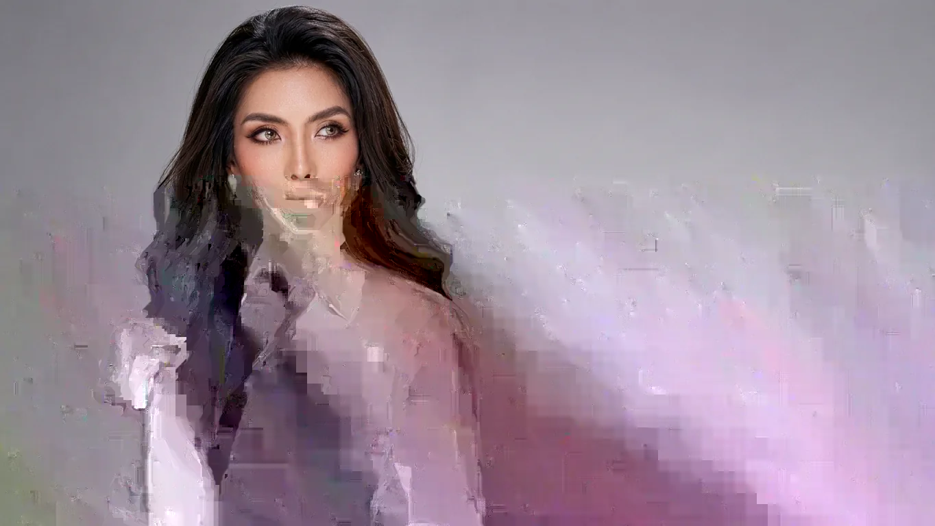 Francine Marie Bautista in a white shirt